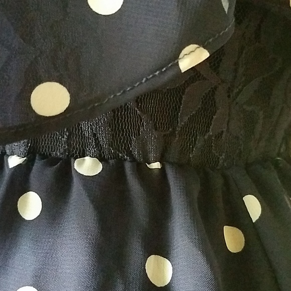 Blue polka dot dress - Picture 4 of 6